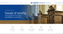 Desktop Screenshot of capacityinsurance.com